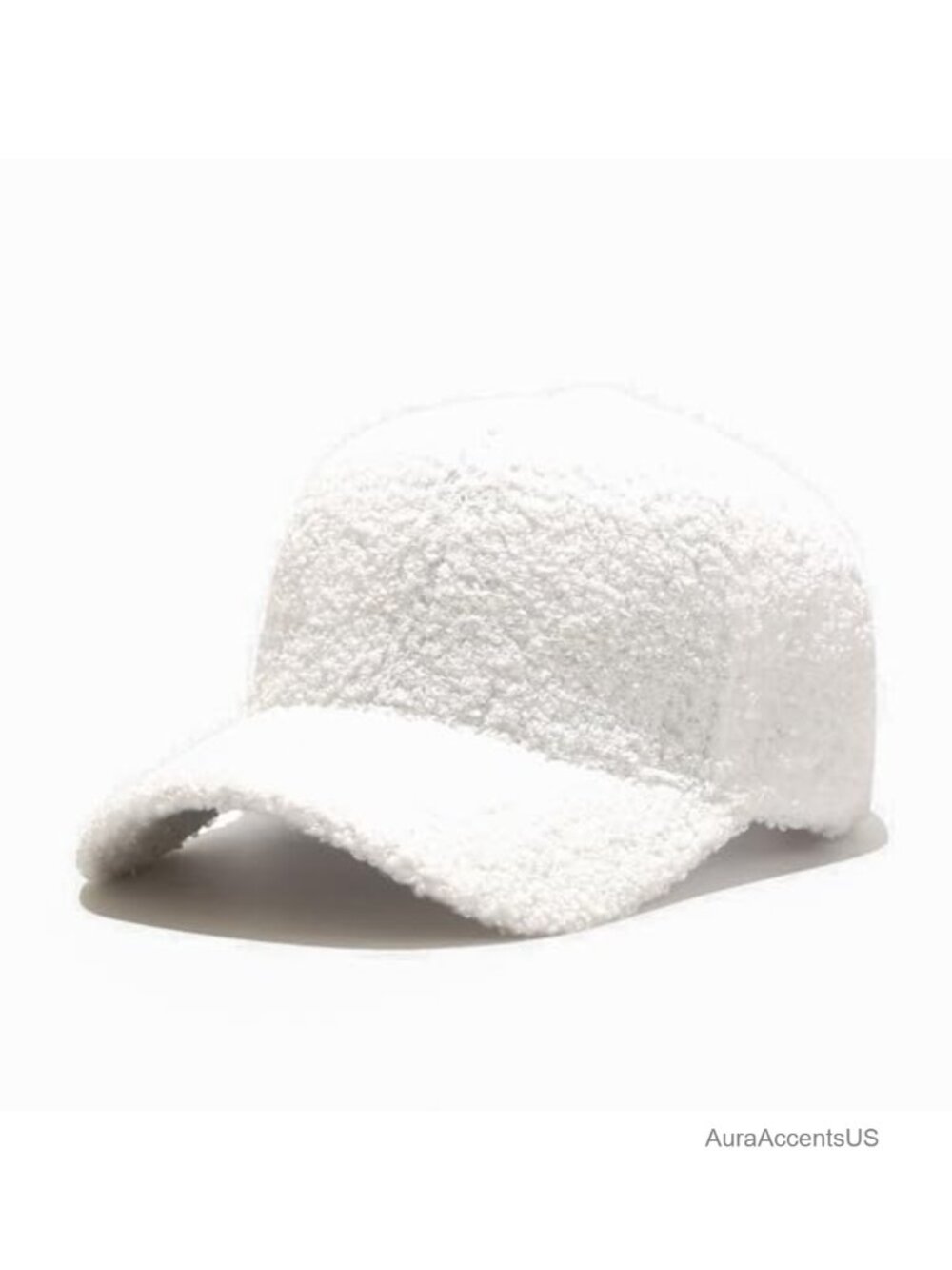 Women Winter Baseball Cap Lamb Wool Warm Adjustable Dad Hat